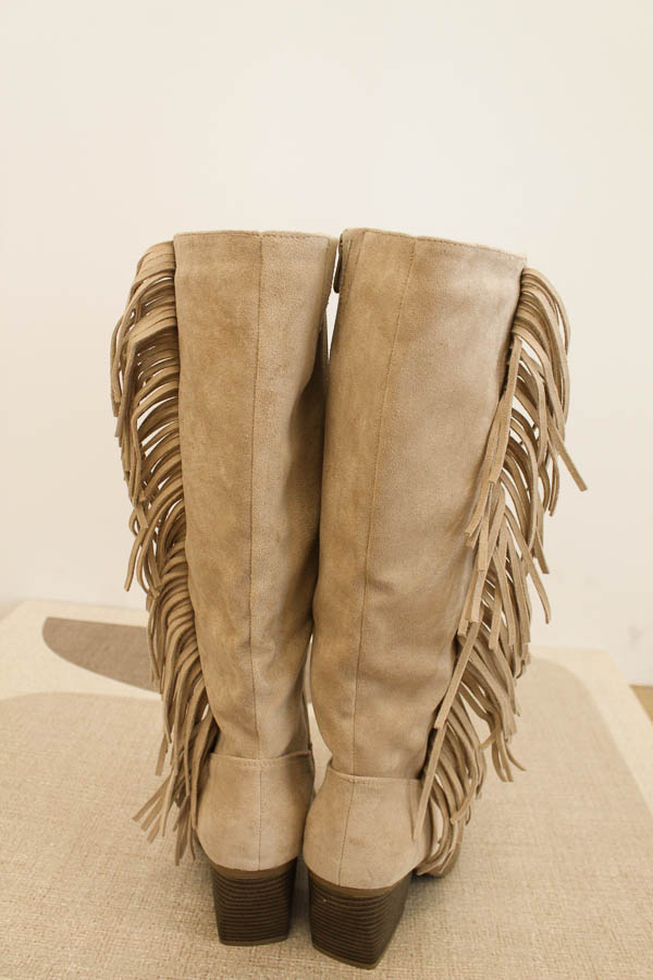 Fring boots beige | Festa  - Afbeelding 2