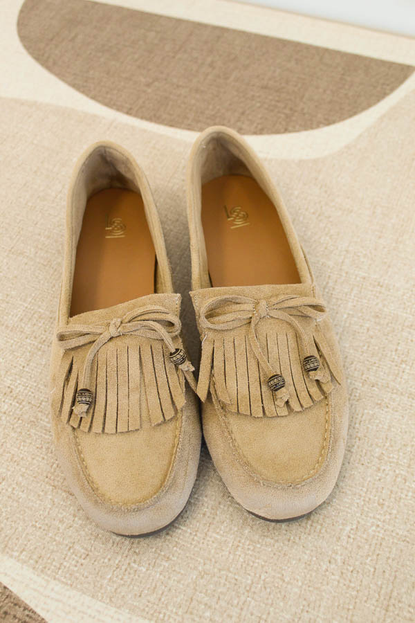 Fringe loafers beige | Clare - Afbeelding 2