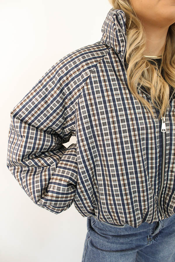 Gewatteerd jack navy | Mira - Afbeelding 2