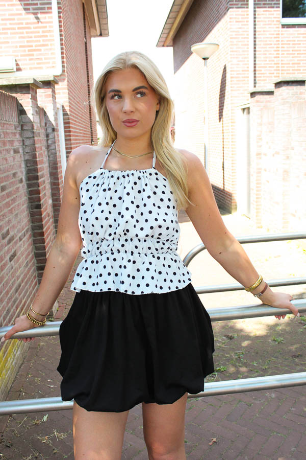 Halter top wit | Naomi