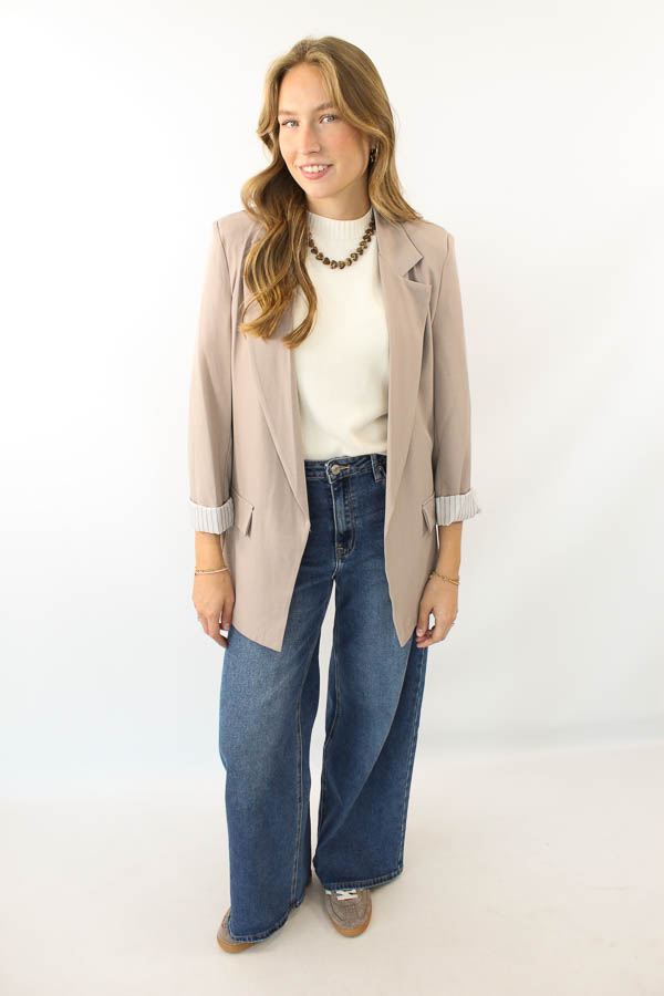 High Rise WideLeg jeans blauw  - Afbeelding 4