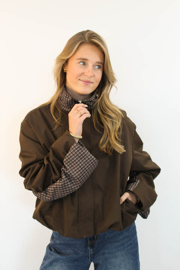 Jacket bruin | Vajen 