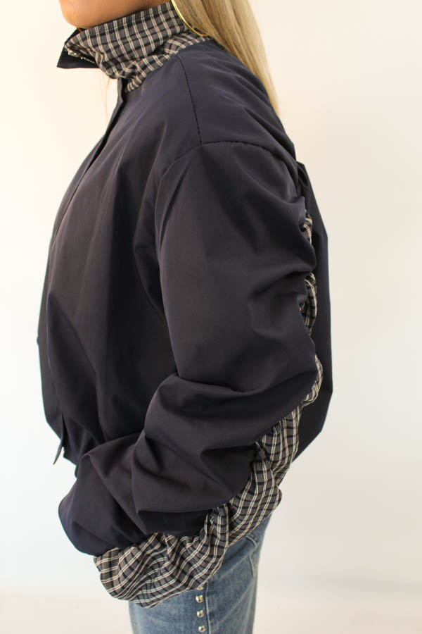 Jacket navy | Vajen - Afbeelding 3
