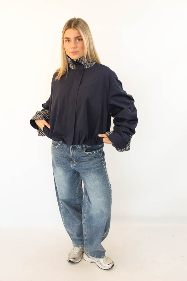 Jacket navy | Vajen - Afbeelding 2