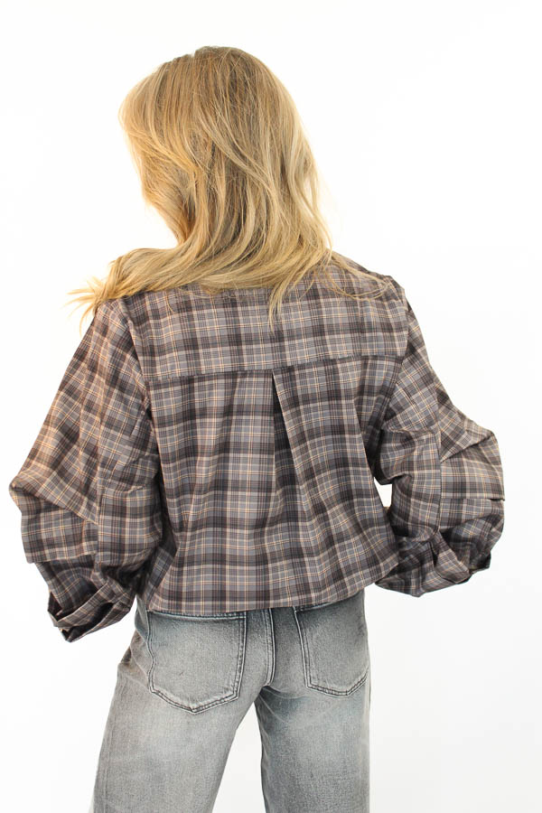 Jacket ruiten grey | Milano  - Afbeelding 4
