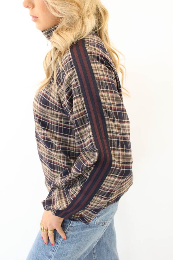 Jas ruiten bies navy | Adelle - Afbeelding 4