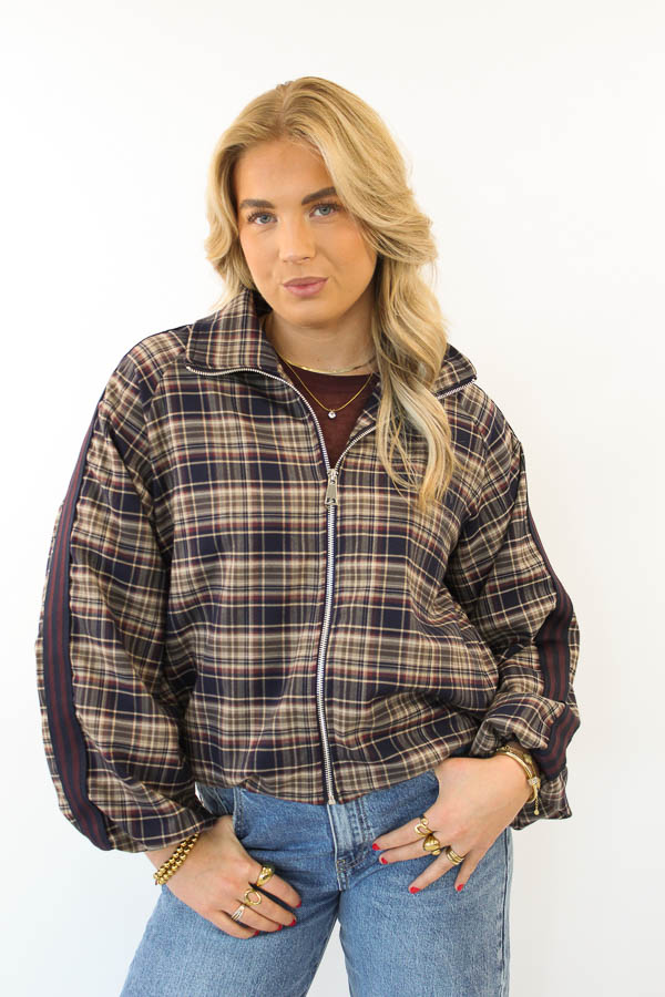 Jas ruiten bies navy | Adelle