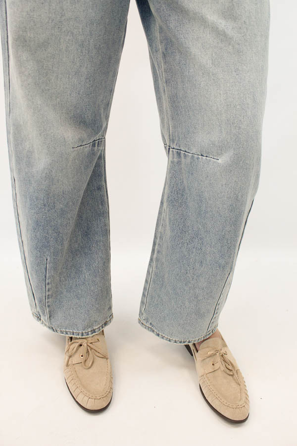 Jeans balloon blauw | Carlijn - Afbeelding 3