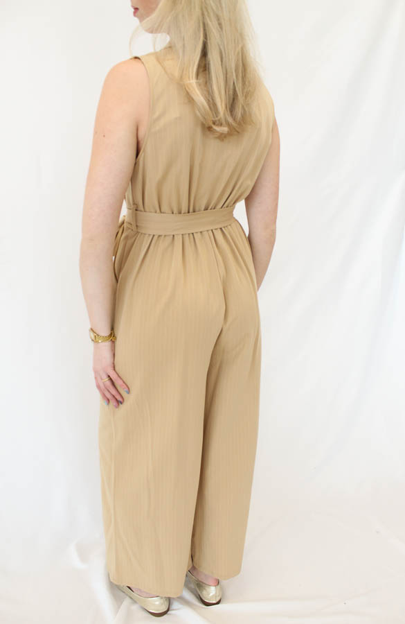 Jumpsuit strepen beige | Mia  - Afbeelding 4