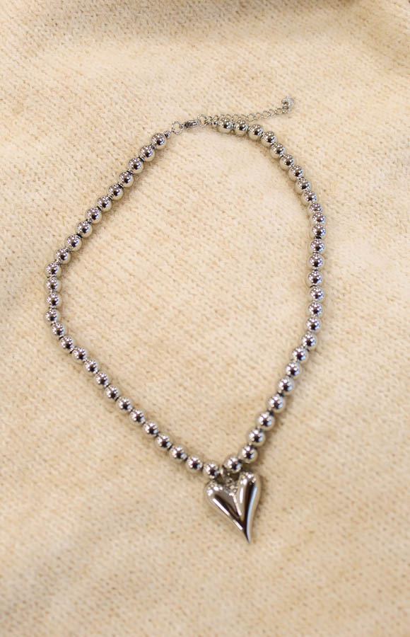 Ketting hart zilver | Liya