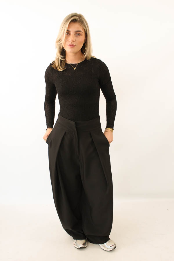 Lace top zwart | Loes - Afbeelding 3