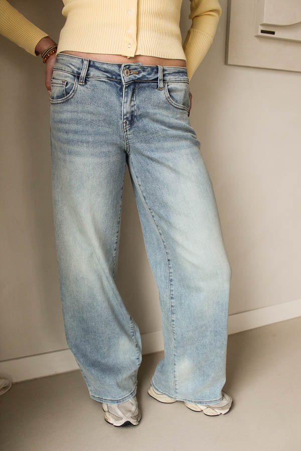 Low wide leg blauw | Jessy - Afbeelding 4