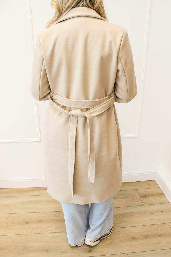 Mantel jas beige | Celine  - Afbeelding 3