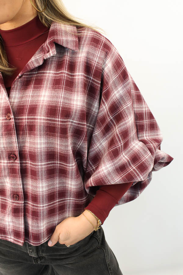 Mesh top bordeaux | Ziva - Afbeelding 4