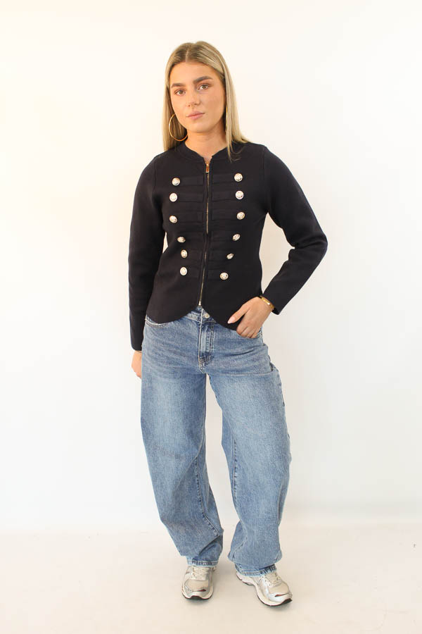 Military vest navy | Emma 