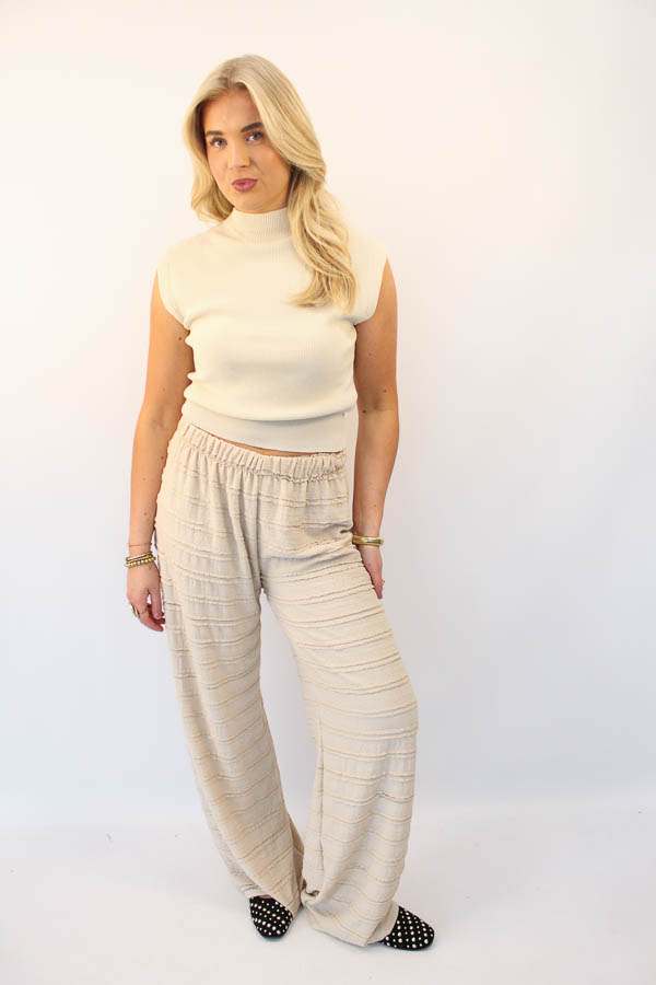 Mouwloos top beige | Brigit - Afbeelding 3