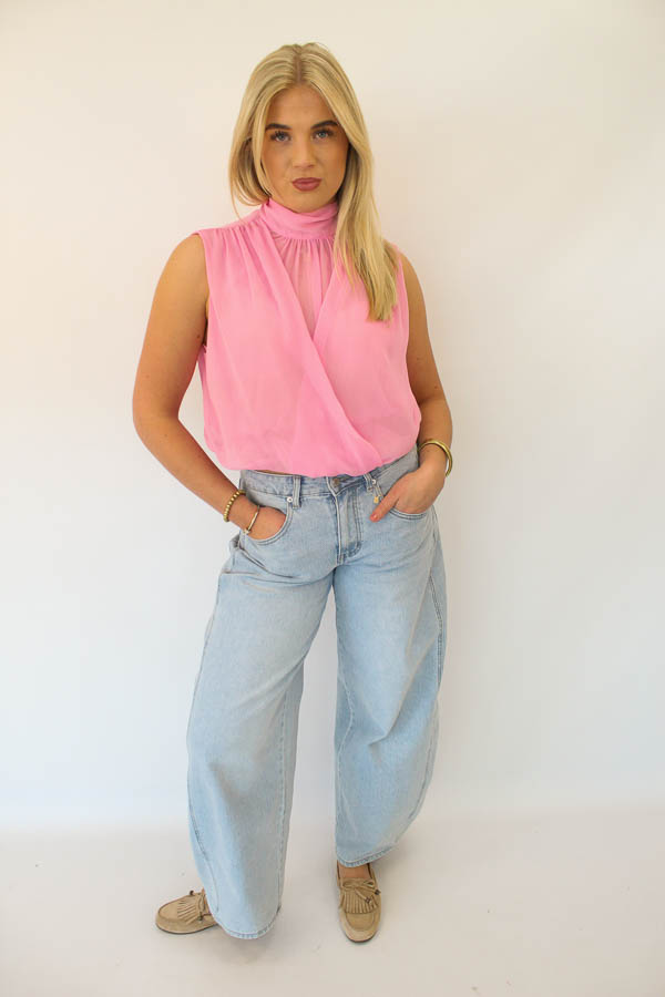 Mouwloos top roze | Lizzy - Afbeelding 4