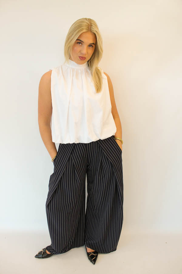 Mouwloze blouse top wit | Roxy - Afbeelding 3