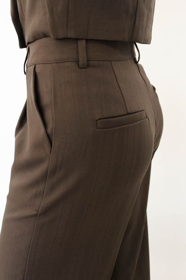 Pantalon bruin | Malou  - Afbeelding 4