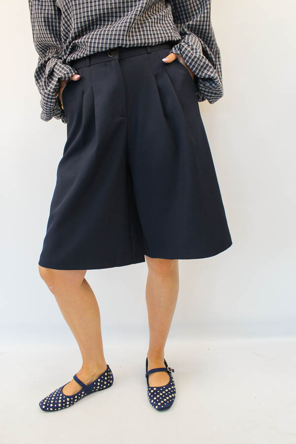 Pantalon jort navy | Marte - Afbeelding 2