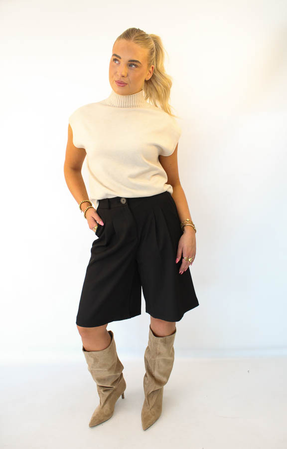 Pantalon jort zwart | Marte