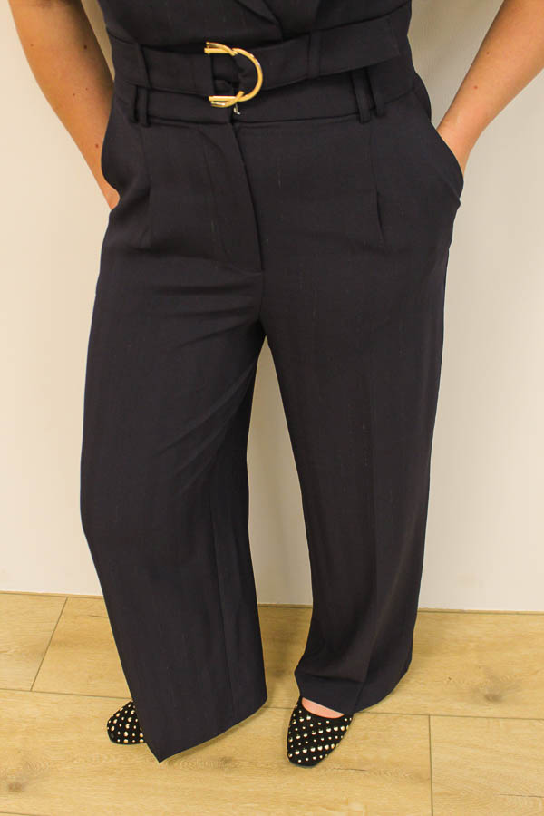 Pantalon navy | Hailey - Afbeelding 2