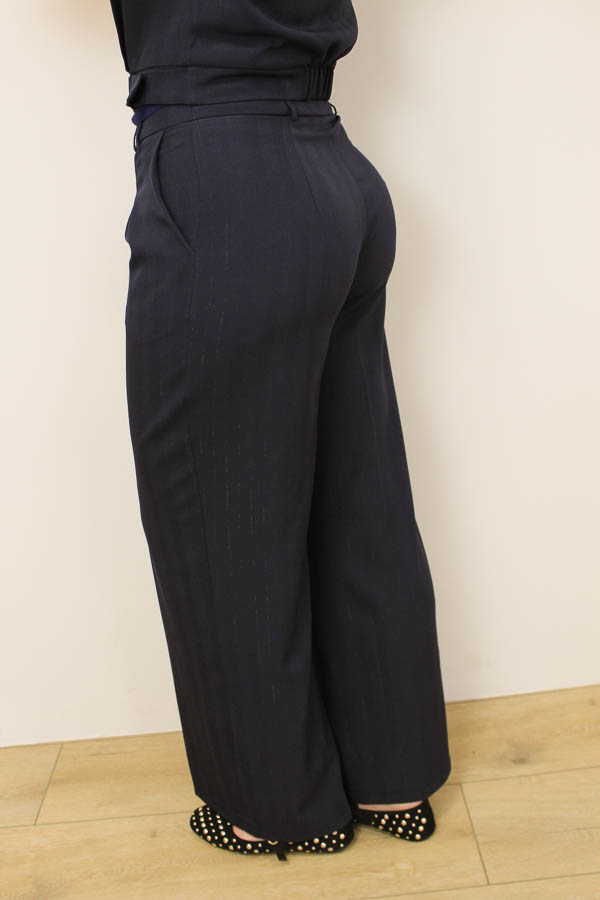 Pantalon navy | Hailey - Afbeelding 4