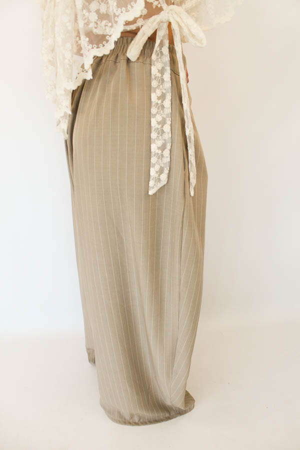 Pantalon plooi beige | Monica - Afbeelding 3