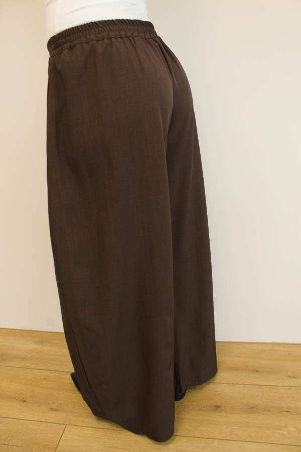Pantalon plooi bruin | Elisa - Afbeelding 2