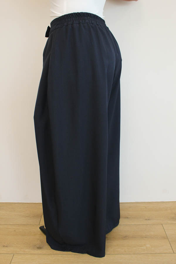 Pantalon plooi navy | Elisa - Afbeelding 2