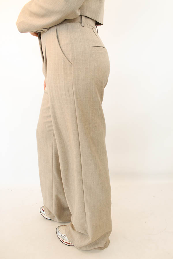 Pantalon zand | Malou - Afbeelding 2