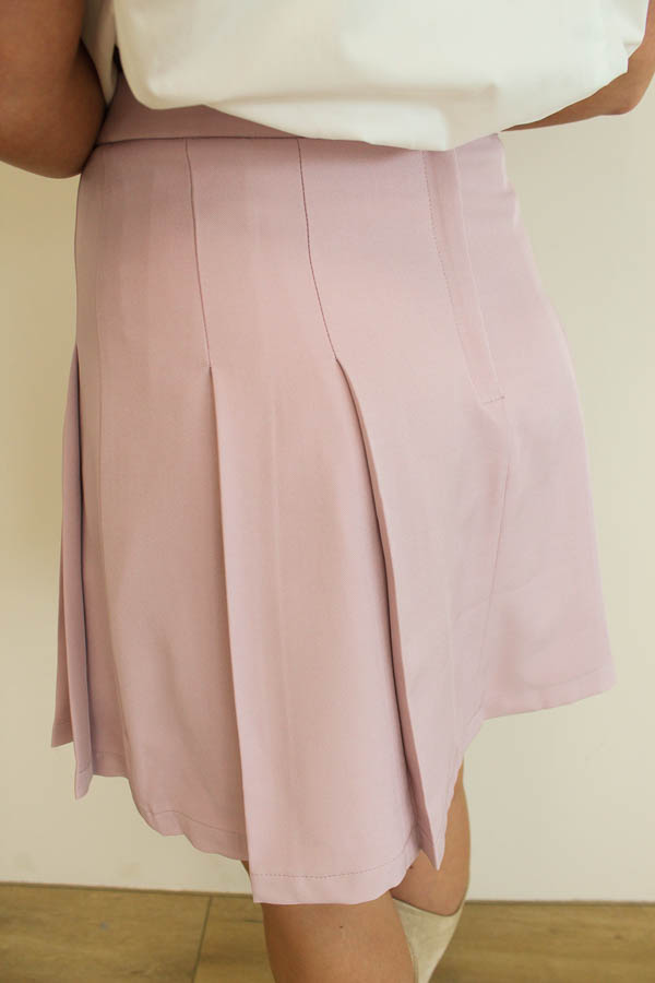 Plisse rok roze | Melanie - Afbeelding 4