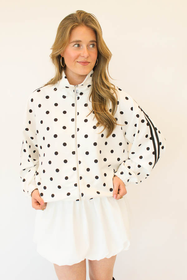 Polka dot jack wit | Luna