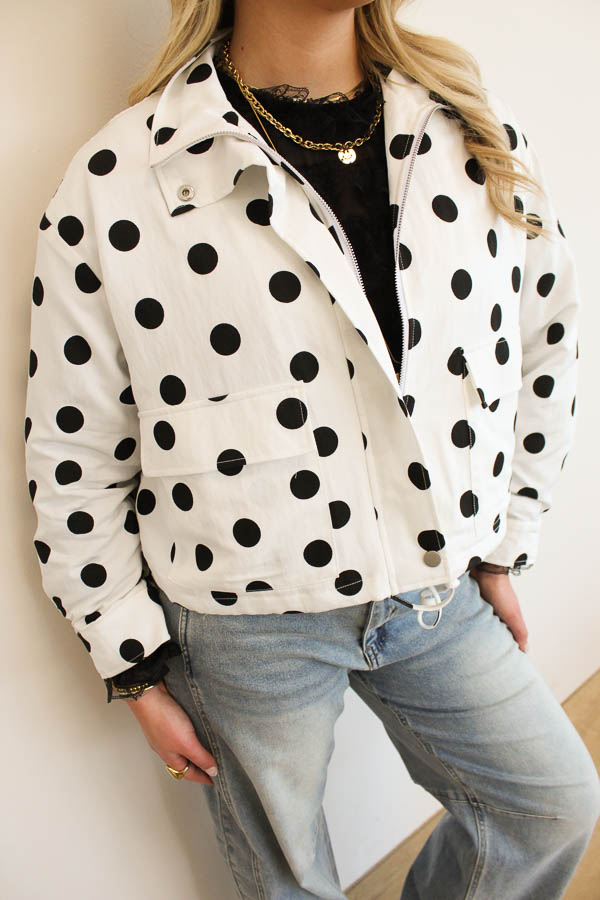 Polka dots jas | Mica  - Afbeelding 4