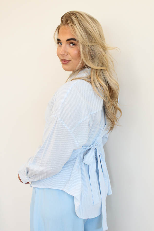 Regular fit blouse blauw | Ilse