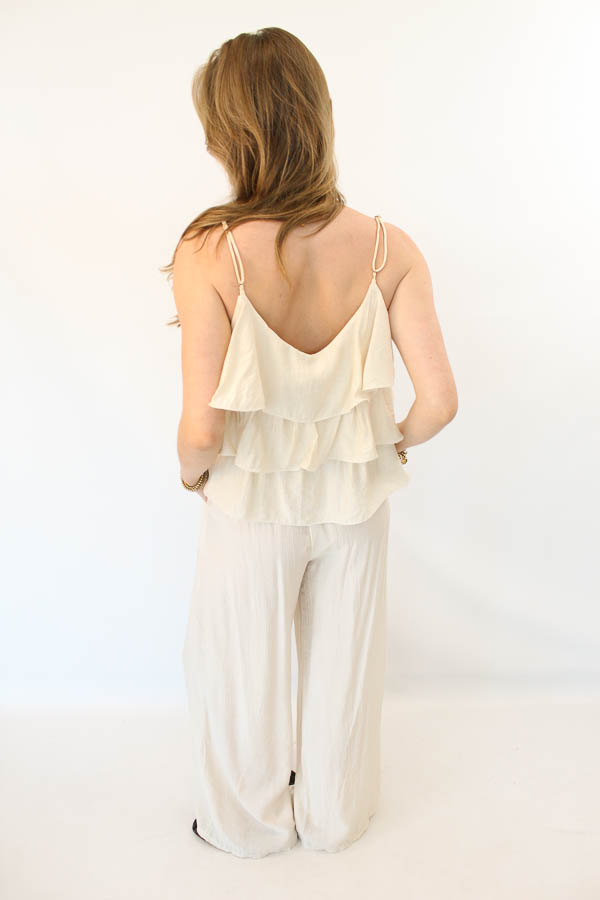 Ruffle set beige | Kim - Afbeelding 3