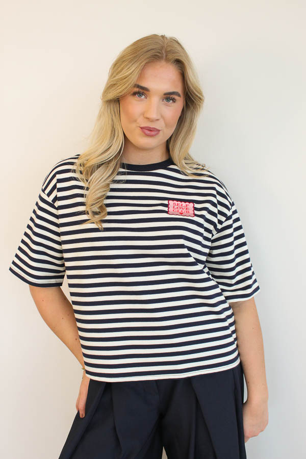 Shirt strepen ecru | Wieke