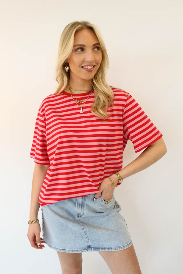 Shirt strepen rood | Imre