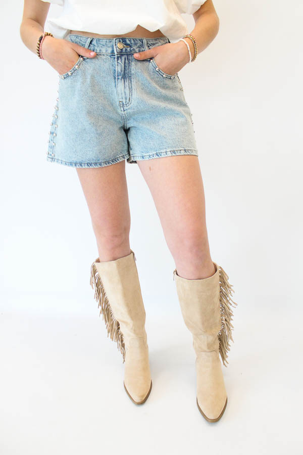 Short studs blauw | Lua