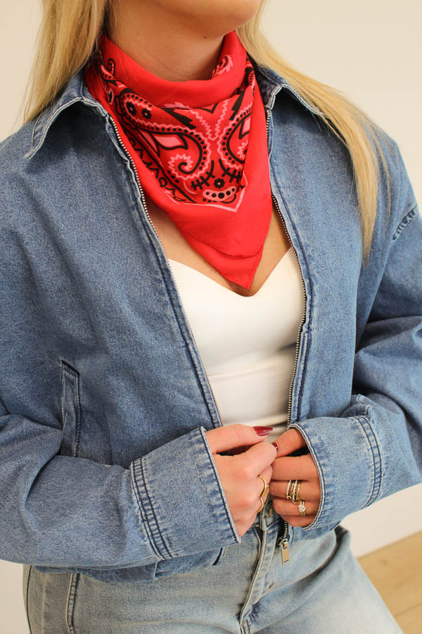 Sjaal rood | Bandana