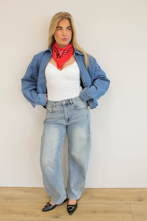 Sjaal rood | Bandana - Afbeelding 2