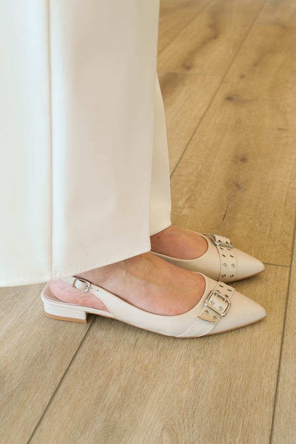Slingbacks beige | Nora  - Afbeelding 1