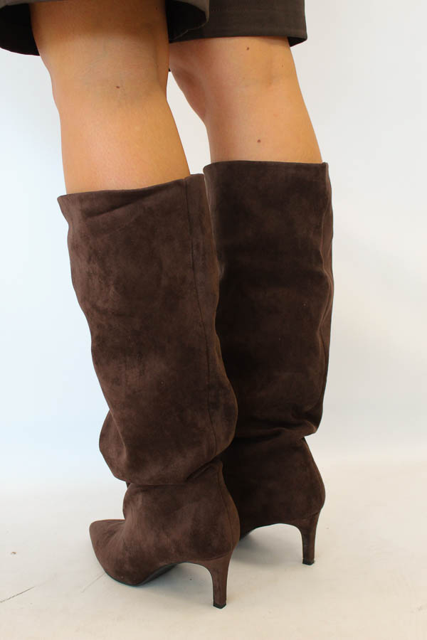 Slouchy laarzen bruin | Famous - Afbeelding 2