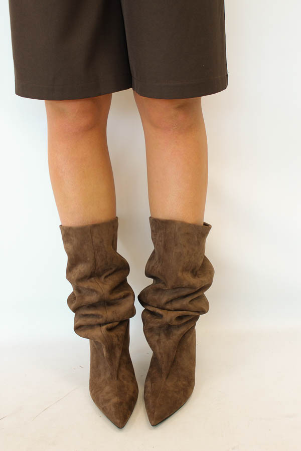Slouchy laarzen mokka | Famous - Afbeelding 3