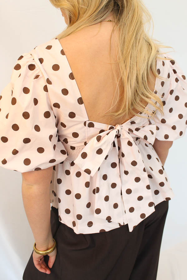 Stippen top roze | Fleur - Afbeelding 2