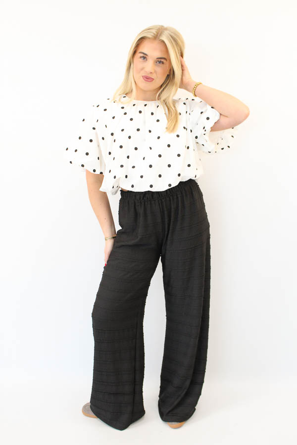 Stippen top wit | Merel - Afbeelding 3