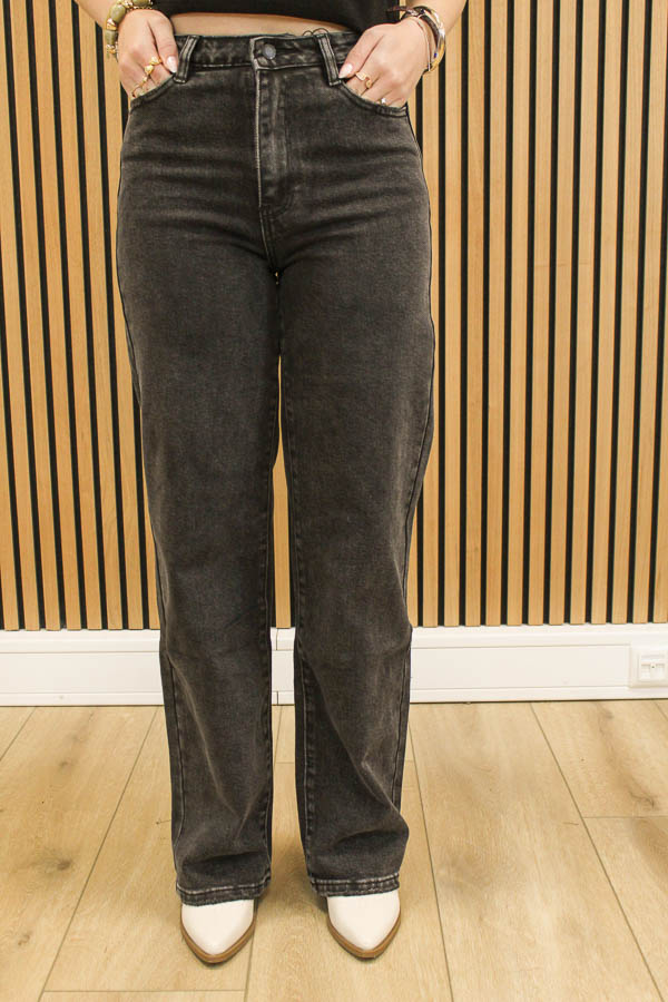 Straight fit jeans grijs | Lauri