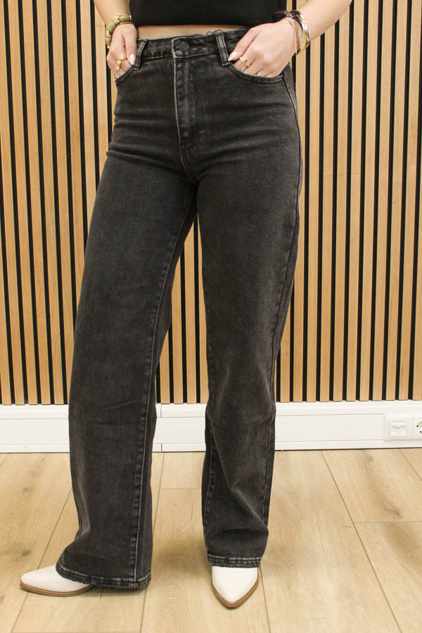 Straight fit jeans grijs | Lauri - Afbeelding 2
