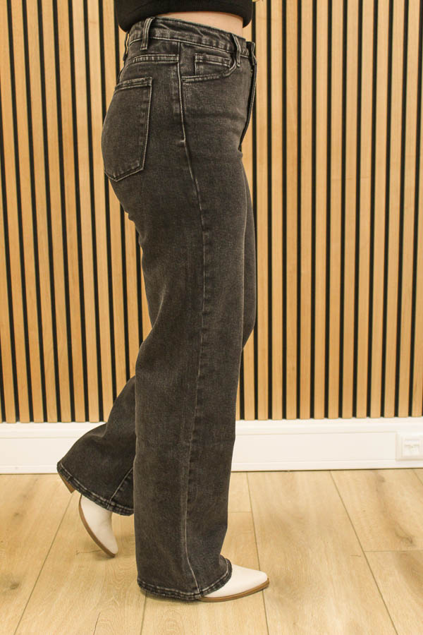 Straight fit jeans grijs | Lauri - Afbeelding 3