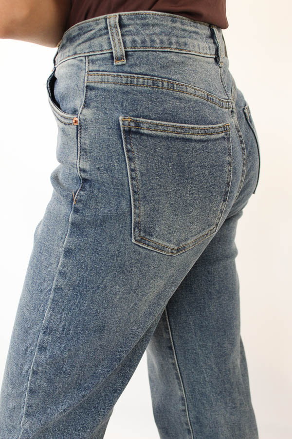 Straight leg jeans blauw | VS Miss - Afbeelding 3